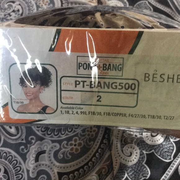 Brand new faux ponytail & bang. - Picture 3 of 3